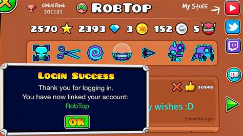 geometry dash robtop password.